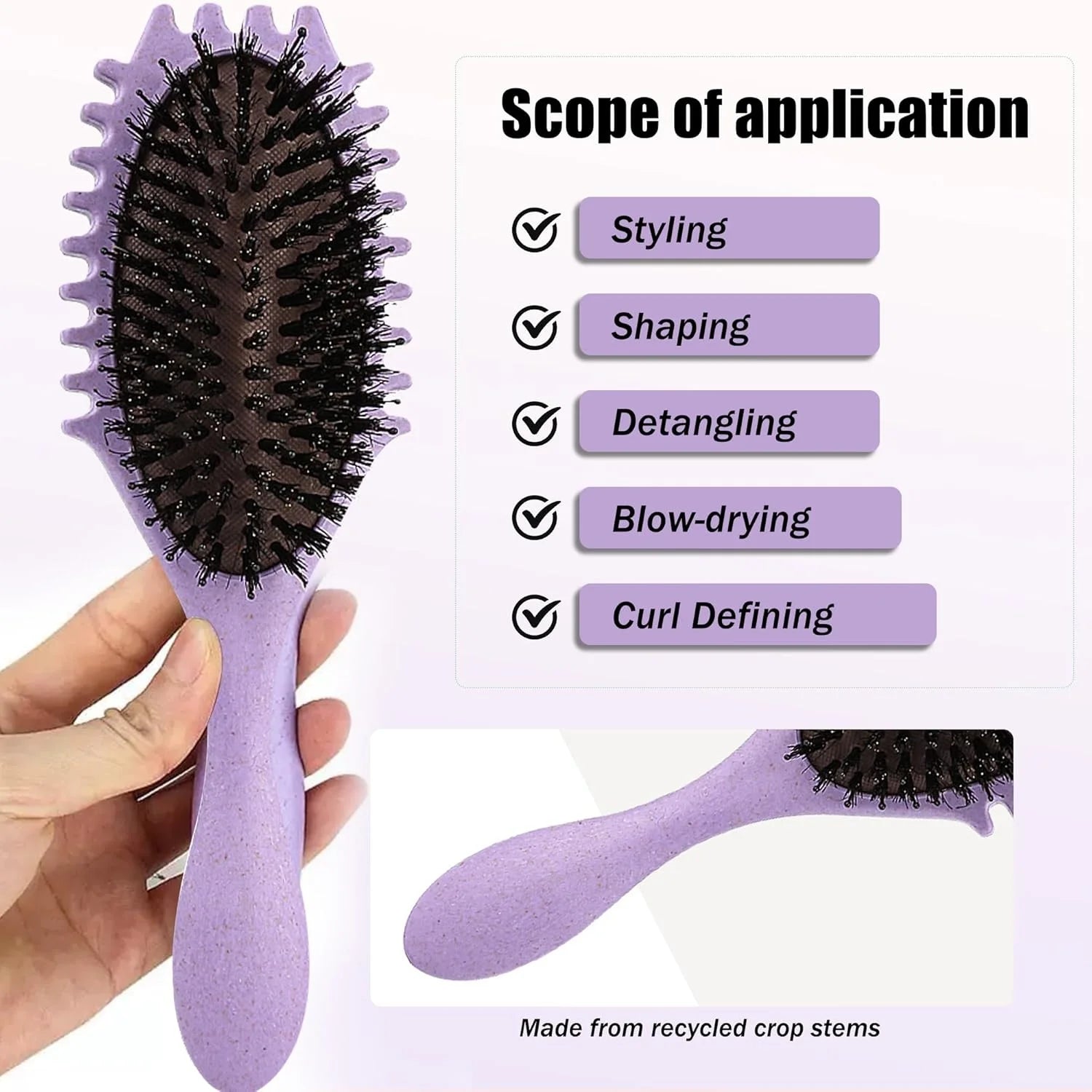 Edge Lift Curly Hair Brush