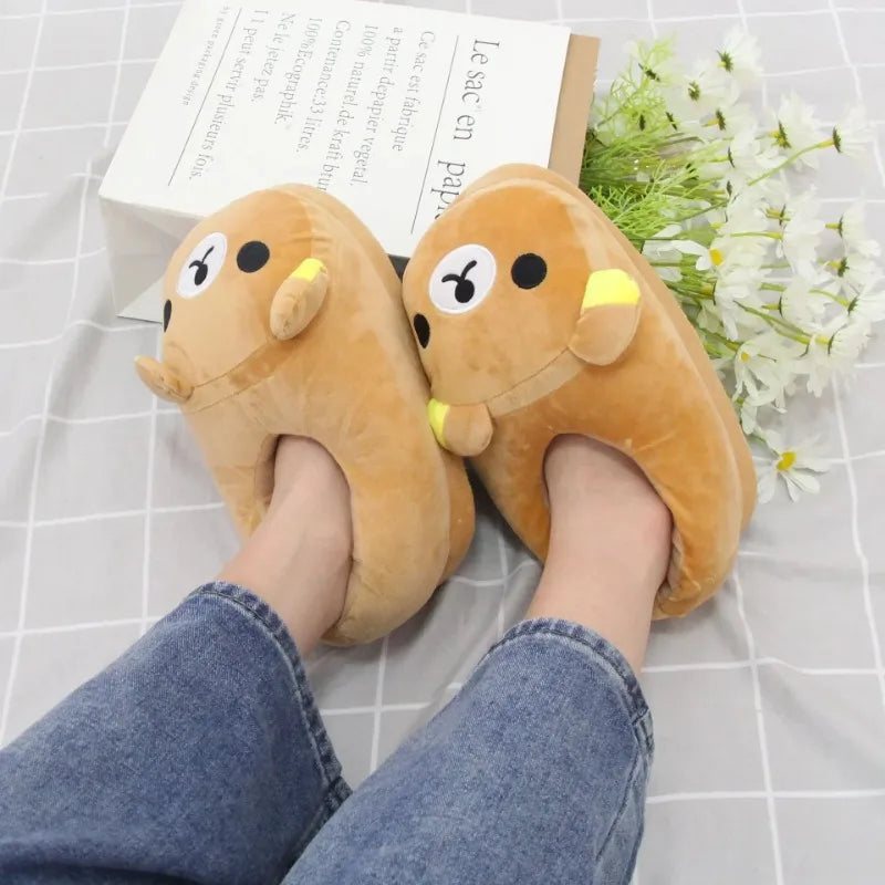 Bear Cotton House Slippers