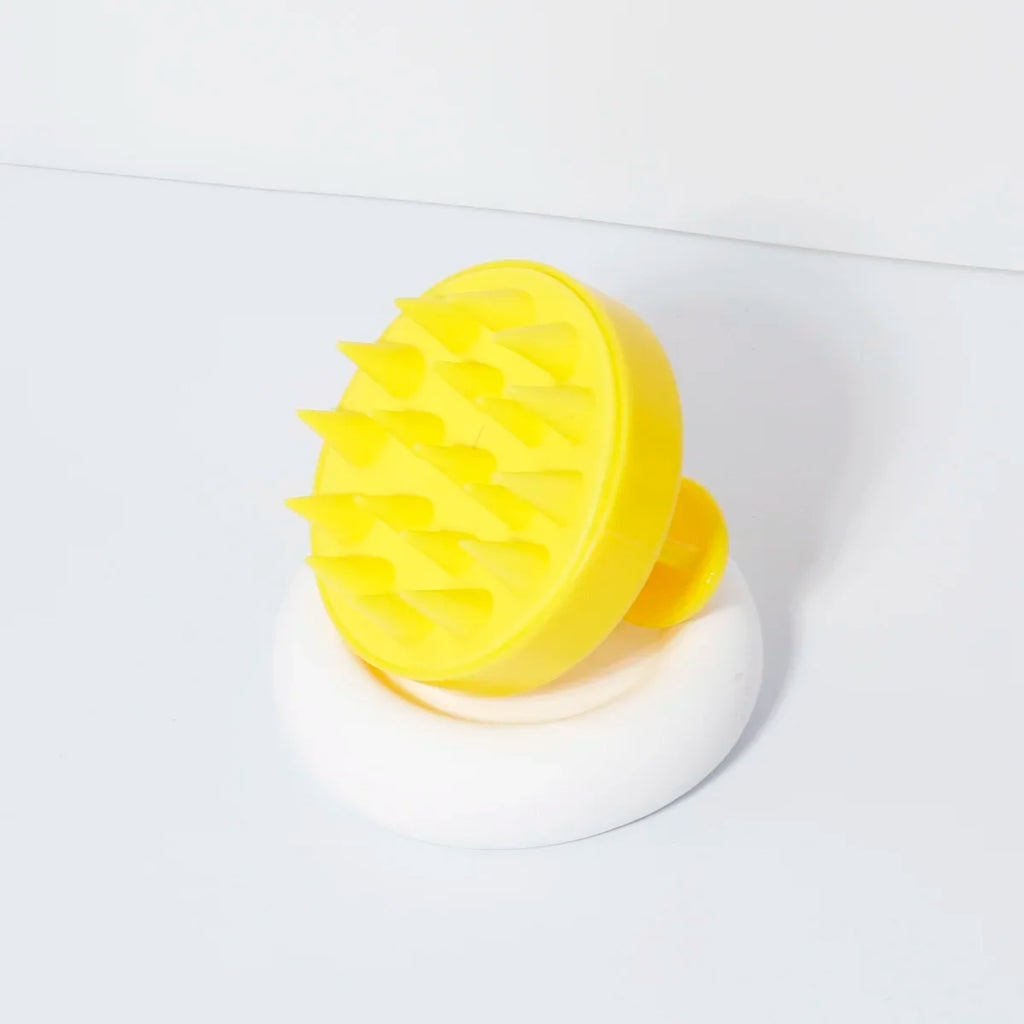 Silicone scalp brush