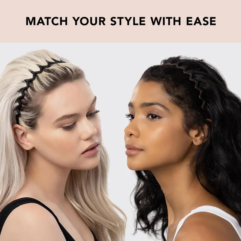 2pcs Zig Zag Headbands