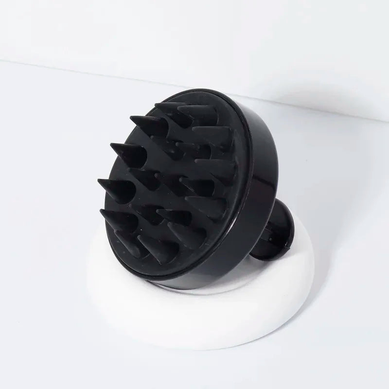 Silicone scalp brush
