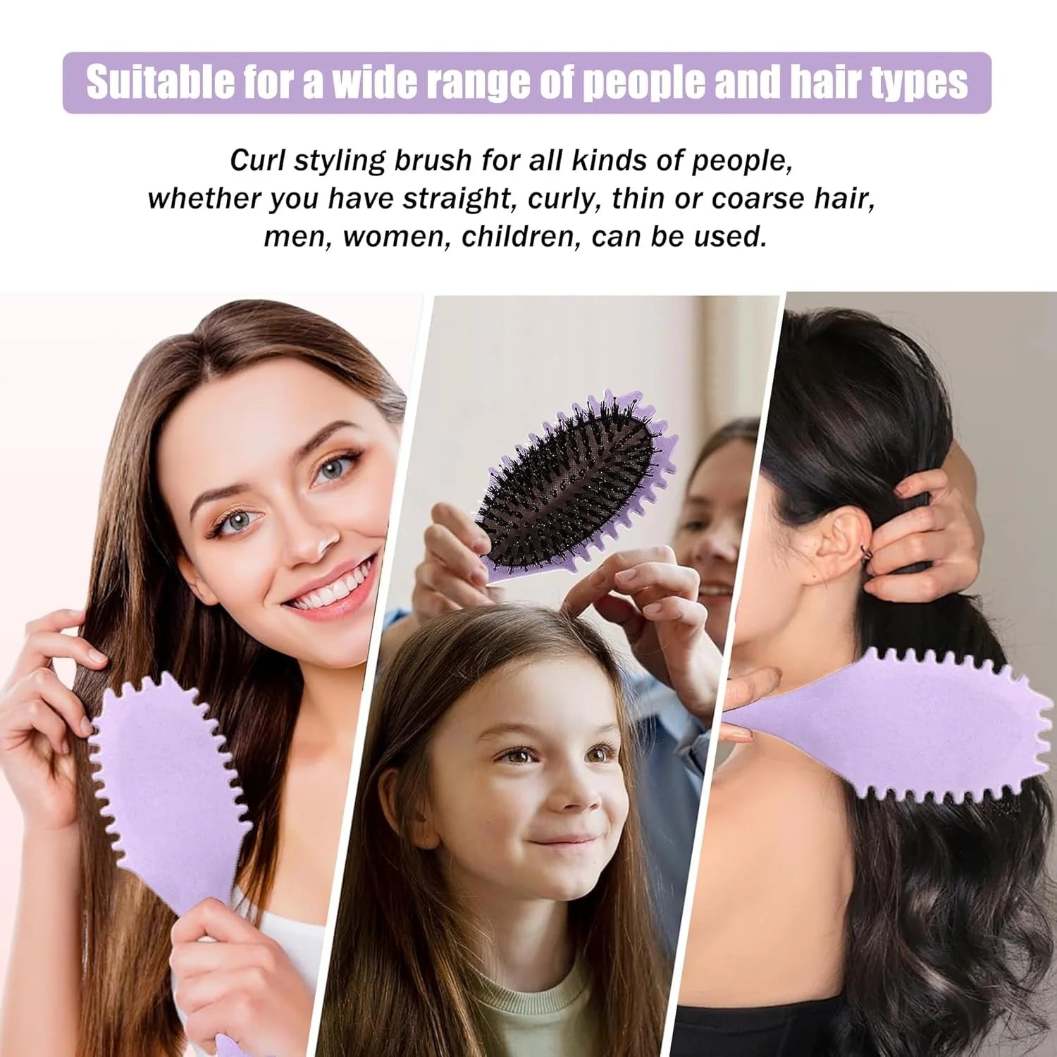 Edge Lift Curly Hair Brush