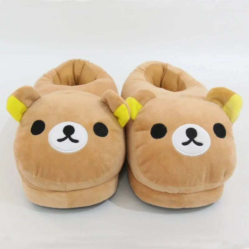 Bear Cotton House Slippers