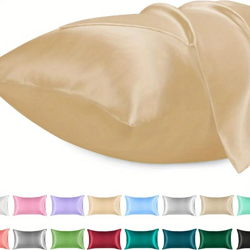 1PC Satin Silk Pillowcase