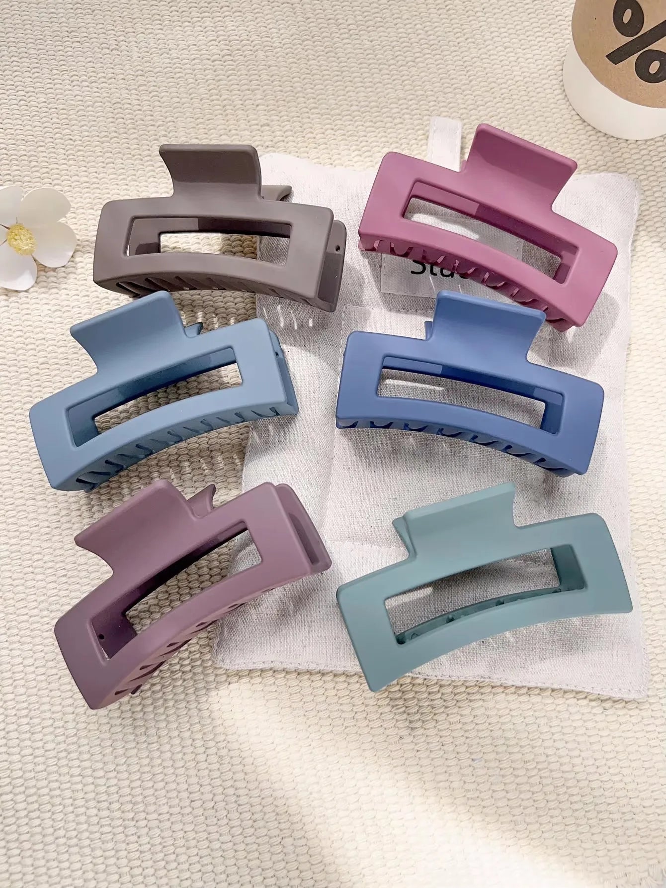 6 Pcs Hair Claw Clips