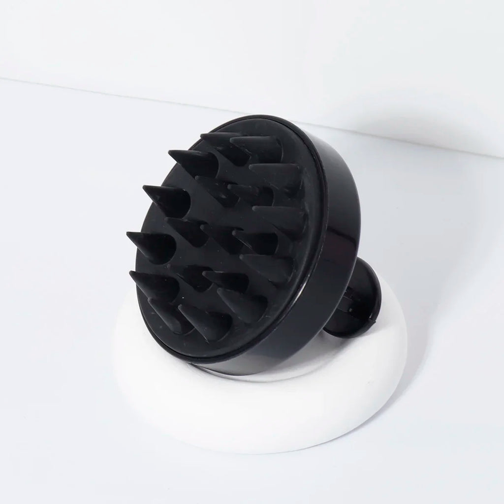 Silicone scalp brush