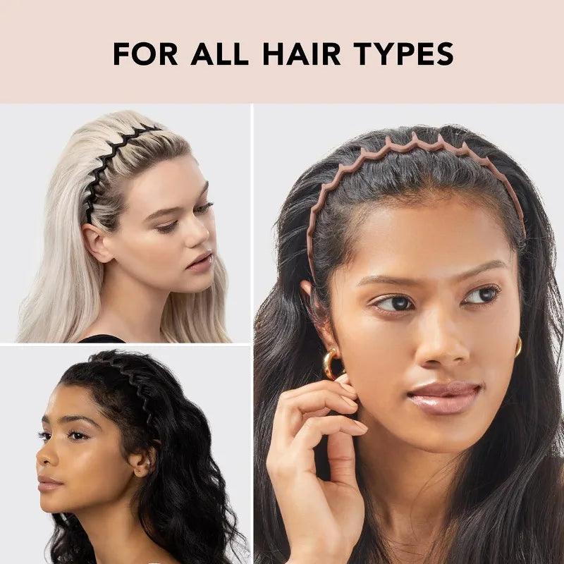 2pcs Zig Zag Headbands