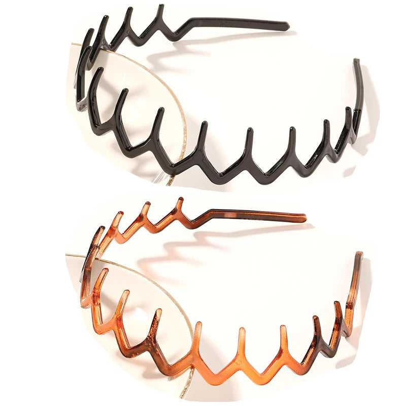 2pcs Zig Zag Headbands